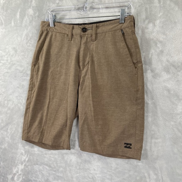 Billabong Board Shorts mens 28x9 Crossfire Submersibles Hybrid Quick Dry Brown - Picture 3 of 13